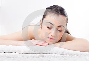 Beauty Young Woman Relax Skincare Spa