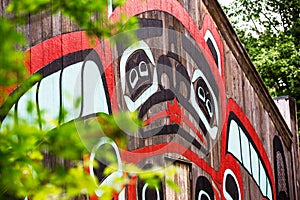 Beaver Clan House at Saxman Villiage Near Ketchikan