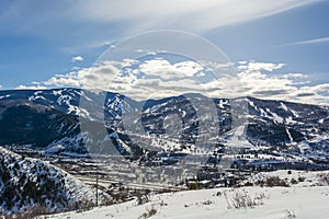 Beaver Creek Ski Resort and Avon, Colorado in the Rocky Mountains