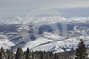 Beaver Creek Vista, Gore Range, Avon Colorado, Ski resort