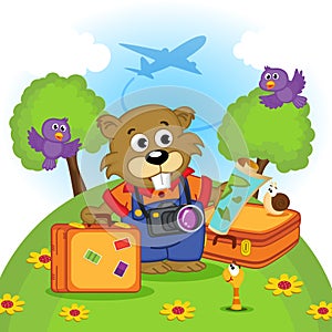 Beaver traveler