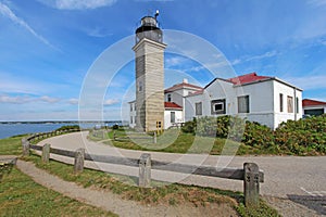 The Beavertail Light on Conanicut Island