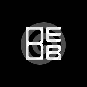 BEB letter logo creative design with vector graphic, BEB photo