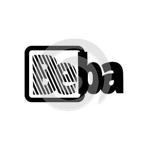 Beba brand name initial letter monogram photo