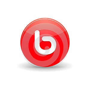 Bebo icon in simple style