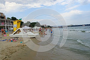 Beach at the Ravda village