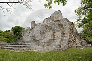 Becan archaeological site in Mexico photo