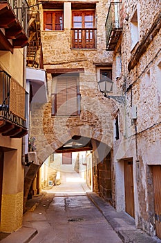 Beceite village in Teruel Spain in Matarrana