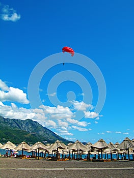 Becici beach, Montenegro