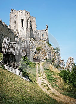 Zřícenina hradu Beckov, Slovenská republika, Evropa, destinace