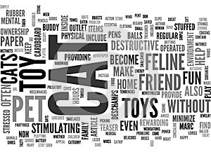 Become Your Feline Friend S Best Buddy With A Great Cat Pet Toy Word Cloud