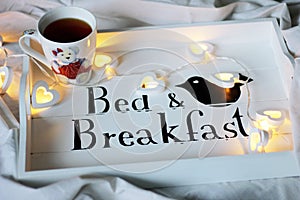 Bed & Breakfast, cup of tea