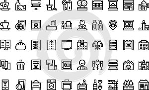 Bed-and-breakfast High-Quality Vector Icons Collection with Editable Stroke. Ideal for Professional and Creative