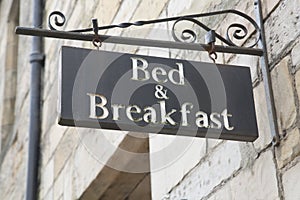 Bed and Breakfast Sign