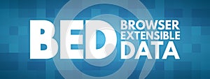 BED - Browser Extensible Data acronym