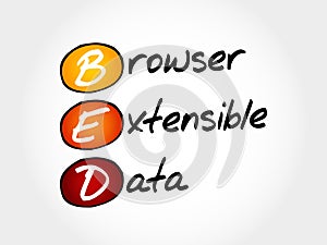 BED - Browser Extensible Data