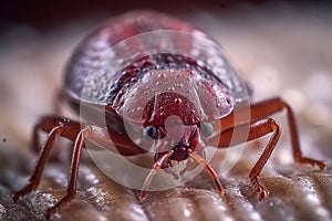 Bed bug macro. Cimex hemipterus