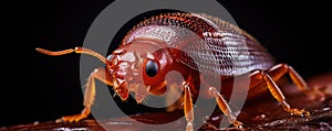 Bed bug super detail, macro shot. Bedbug