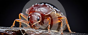 Bed bug super detail, macro shot. Bedbug