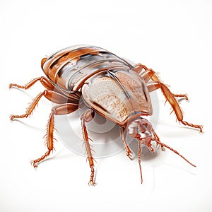 bed bugs isolated created with Generative AI technology