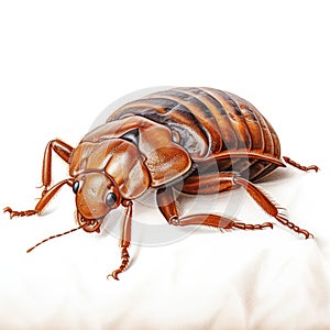 bed bugs isolated created with Generative AI technology