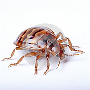 bed bugs isolated created with Generative AI technology