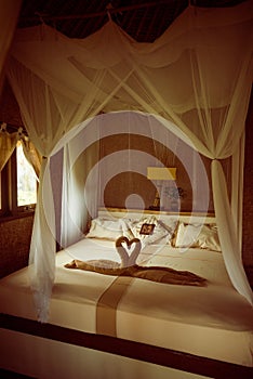 Bed with canopy