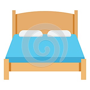 Bed Color vector icon fully editable