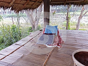 Bed in the cottage