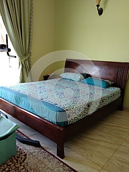 bed cushion gardeng small seat small lamp