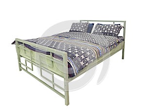 Bed isolated on white