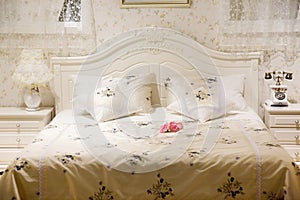 Una cama en lujo 
