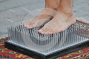 Bed of nails photo