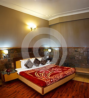 Bed room home interior design