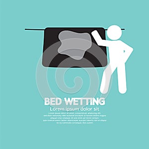Bed Wetting Symbol.