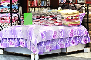 Bedclothes store photo