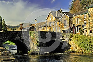 Beddgelert bridge, North Wales photo