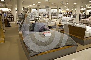 Bedding and home goods department store