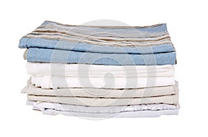 Bedding Sheets Folded And Isolated