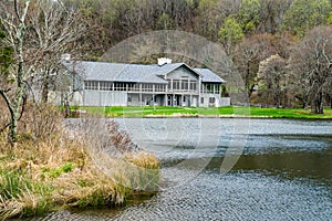 Peaks of Otter Lodge and Abbott Lake photo