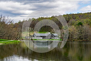 Peaks of Otter Lodge and Abbott Lake photo