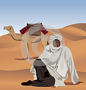 Bedouin and Camel