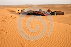 Bedouin desert camp