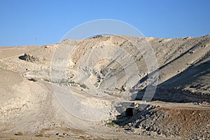 Bedouin settlements in the Judea desert near Jericho, Israel