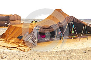 Bedouin tent in the Sahara Desert, Morocco