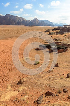 Bedouin tent in Wadi Rum desert