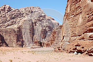 Bedouin tent in Wadi Rum, Jordan