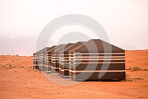 Bedouin tents, Wadi Rum desert, Jordan