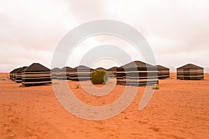 Bedouin tents, Wadi Rum desert, Jordan