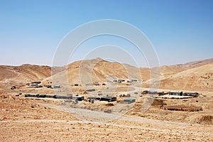 Bedouin village.